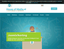 Tablet Screenshot of house-of-media.nl